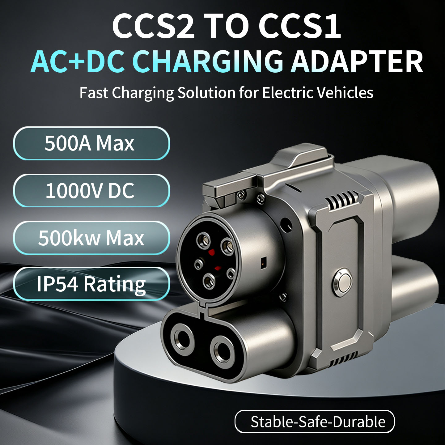 Ev Charger Adapter - Adapter/Przejściówka CCS2 na CCS1 Typ 2