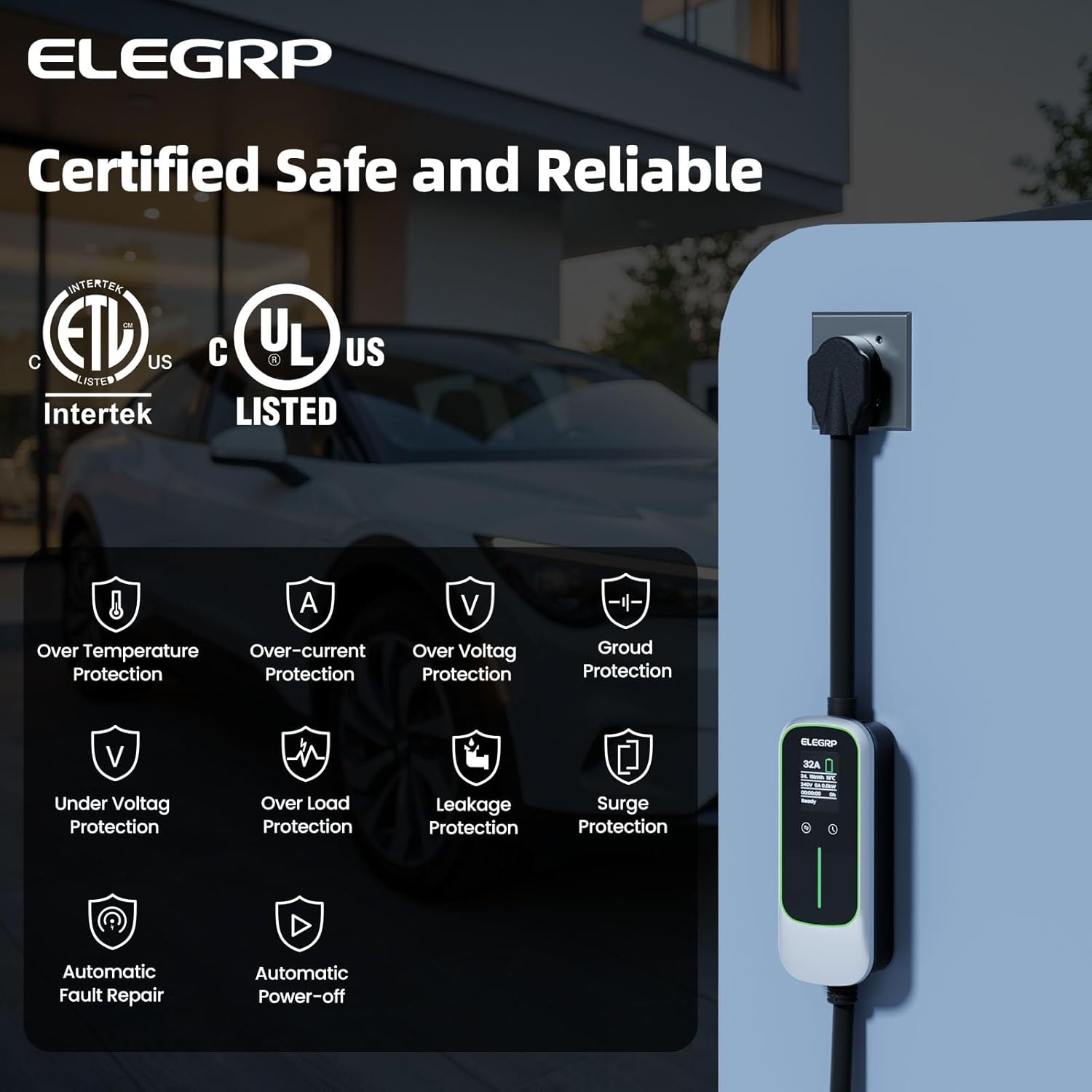 ELEGRP 32 Amp Przenośna ładowa – Home Ev Charger recenzja i cena