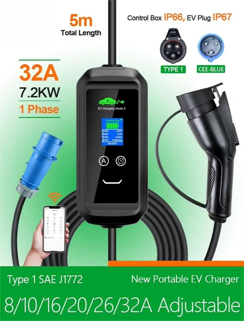 Przenośna ładowarka EV USA z w – Ev Charging Pile recenzja i cena