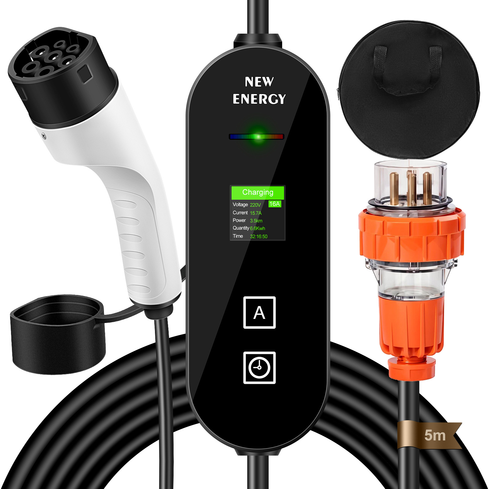Przenośna stacja ładowania poj – Portable Ev Charger 32A Type 2 Cee Plug recenzja i cena