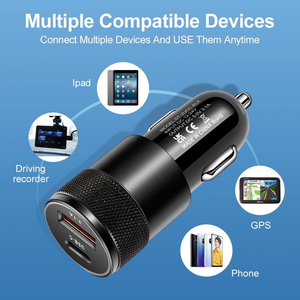 Ładowarka samochodowa USB 66W, – Fast Ev Charger recenzja i cena
