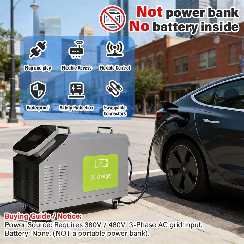 Wejście zasilania 480V 3-fazow – Portable Ev Charger recenzja i cena